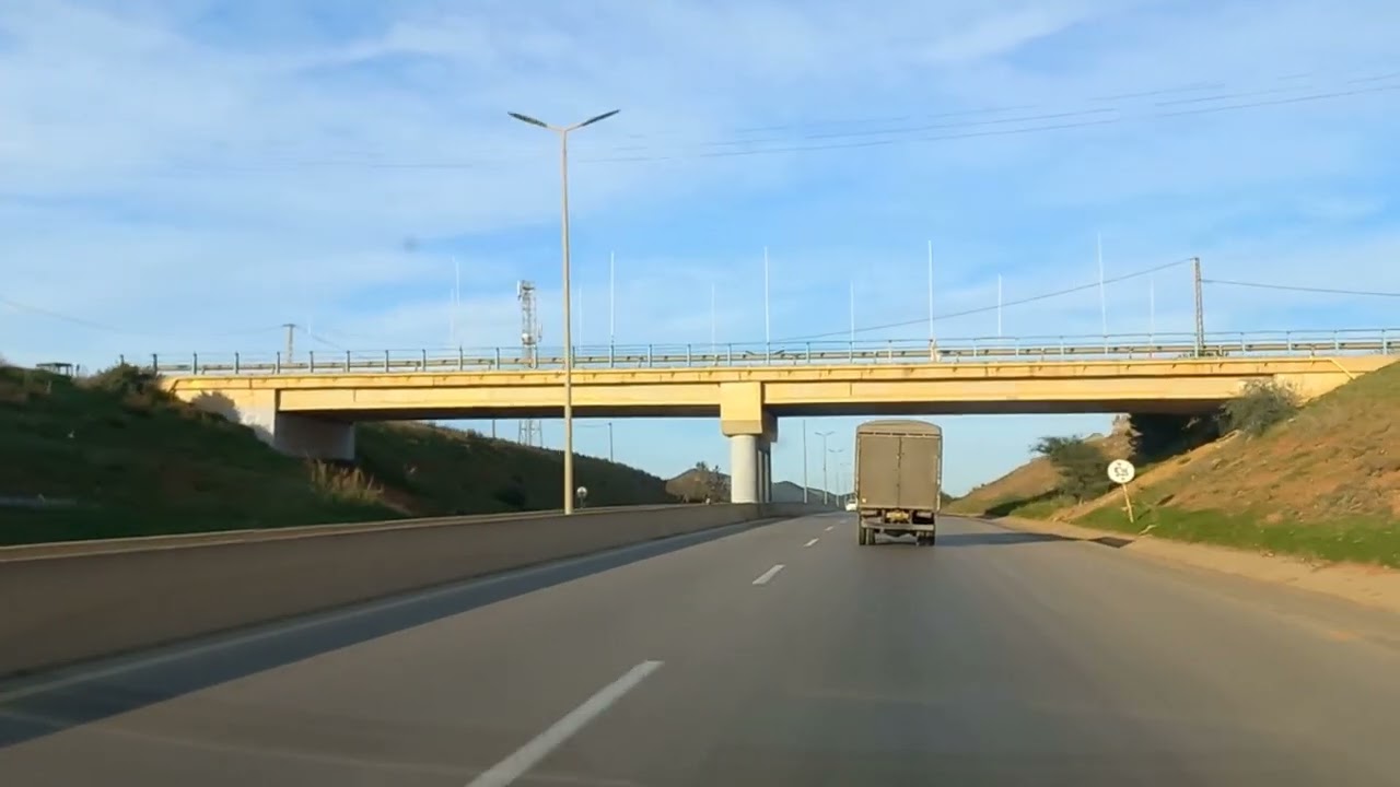 تابعوا جولة رائعة في الطريق السيار بين تيبازة و شرشال