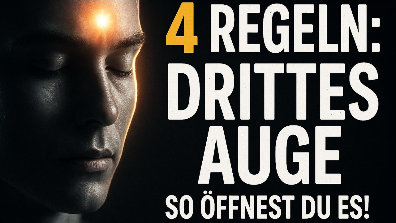 4 Schritte, die SOFORT dein DRITTES AUGE öffnen - Zirbeldrüse aktivieren #DrittesAuge