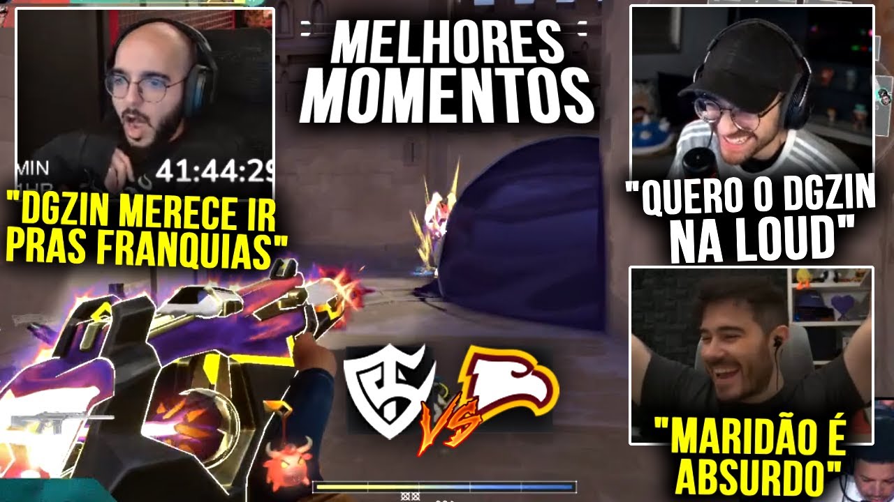 DGZIN JOGOU NIVEL FRANQUIA e SMURFOU NO ASCENSION! STREAMERS VÃO A LOUCURA COM TEAM SOLID x WINTHROP