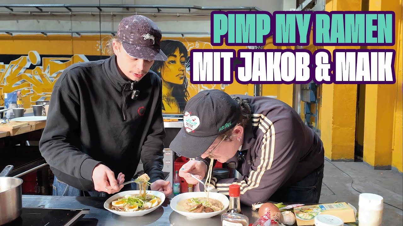 Can you make ✨instant ramen✨ gourmet? mit Maik Sparwasser & Jakob Schackenberg 🍜 #pimpmyramen