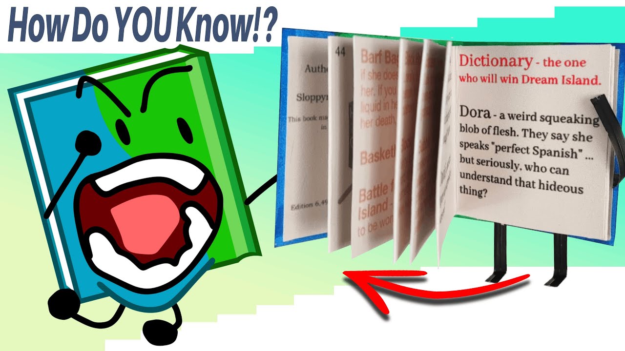 BFDI - TPOT: Создание книги