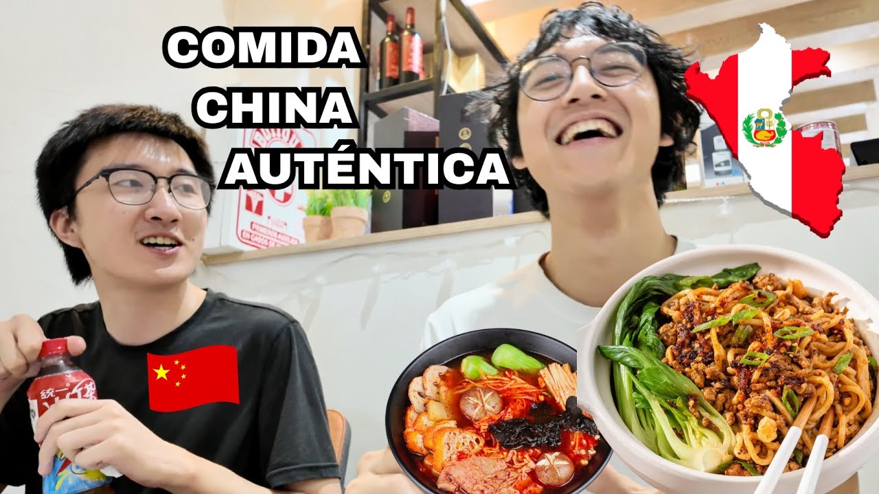 CHINOS prueban COMIDA CHINA AUTÉNTICA en LIMA 🇵🇪😱