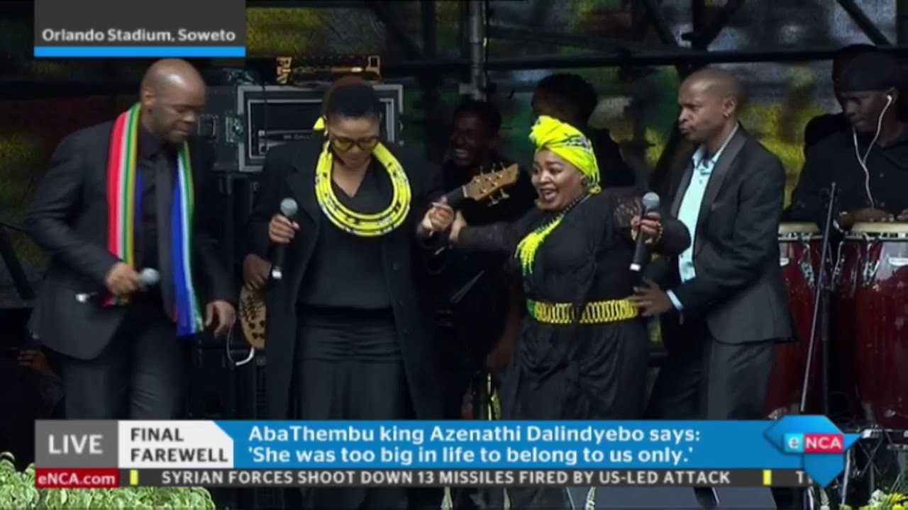 Dorothy Masuka’s tribute to Mam Winnie