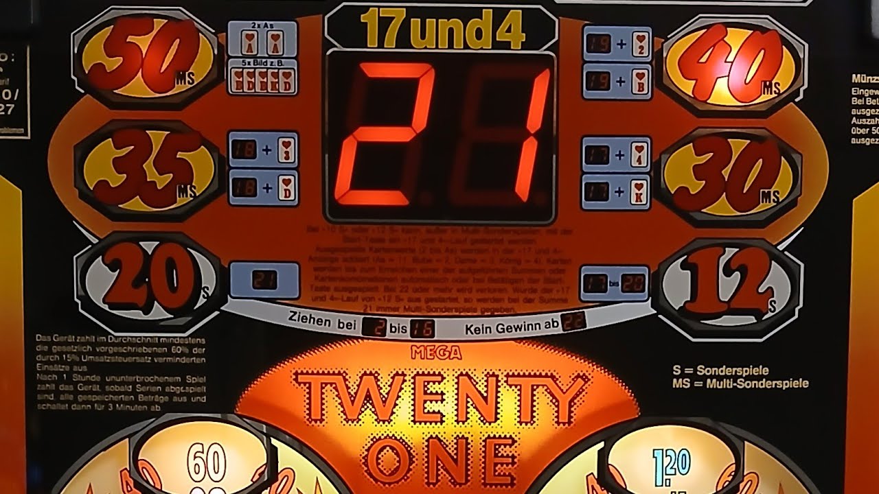 Spielautomat MEGA TWENTY ONE  🃏  Black Jack Party ?