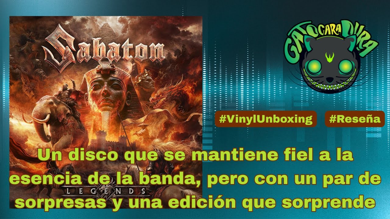 Vinyl Unboxing de Legends de Sabaton, que se mantiene en gran forma musical, pero pocas novedades