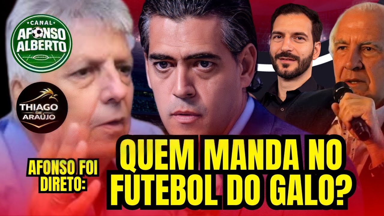 🔴 LIVE THIAGO DE ARAÚJO E AFONSO ALBERTO - DE QUEM É A RESPONSABILIDADE DO FUTEBOL NO GALO? 🔴