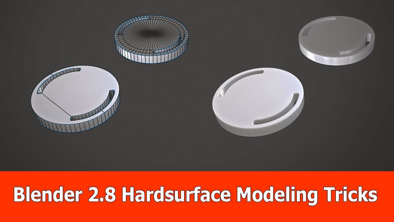 Blender 2.8 Hardsurface & Boolean Modeling Tips & Tricks