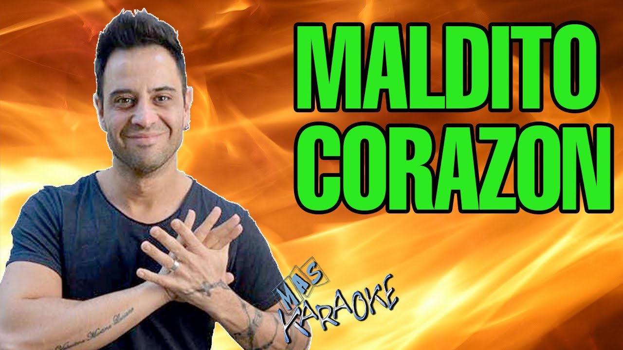 Sabroso - MALDITO CORAZON | Karaoke cuarteto con letra