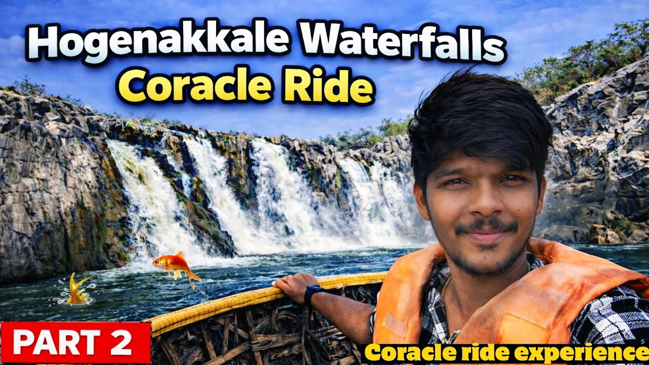 Hogenakkal Waterfalls Coracle Ride || Part 2 || Dangerous & Thrilling Ride 😱 | King of Rider 40