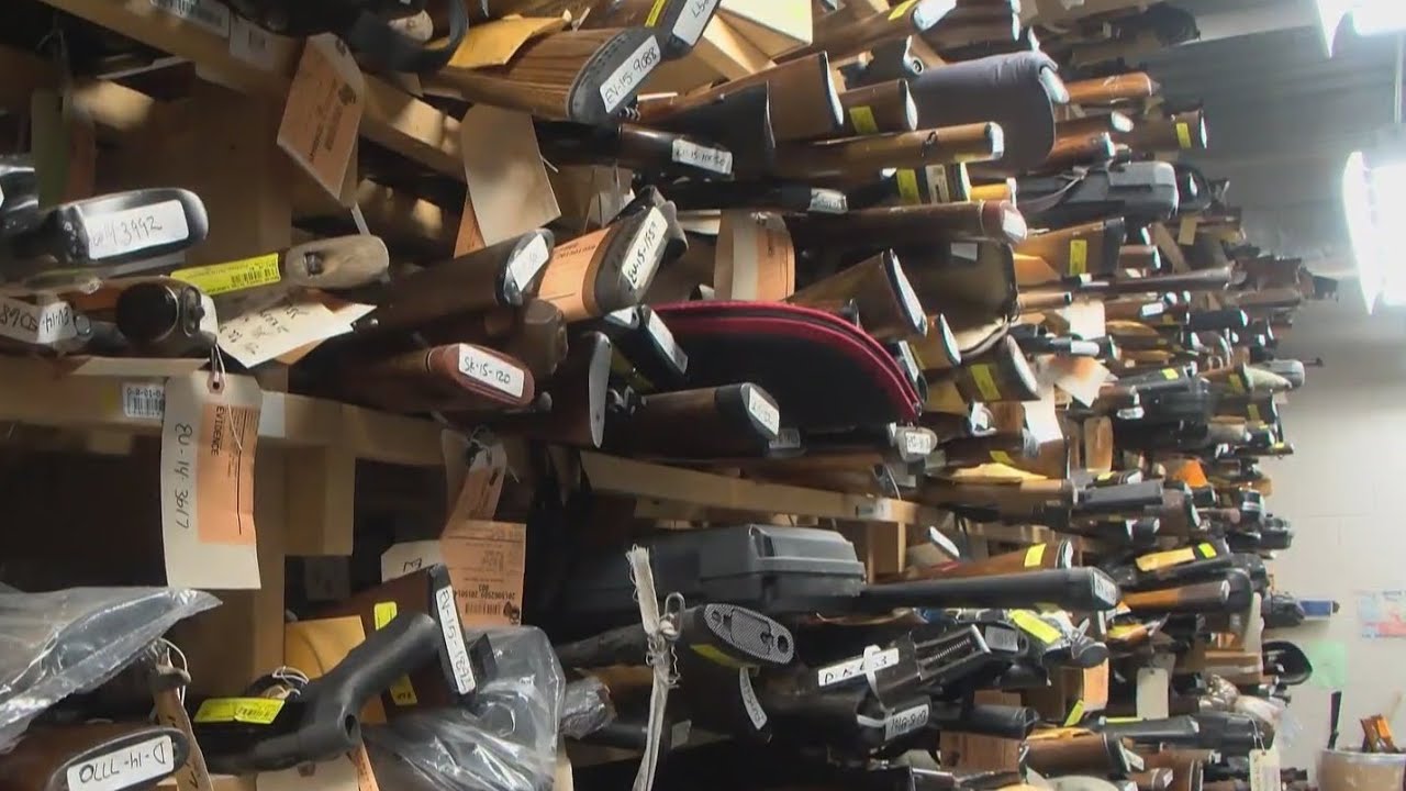 What happens to the thousands of guns seized by RPD?