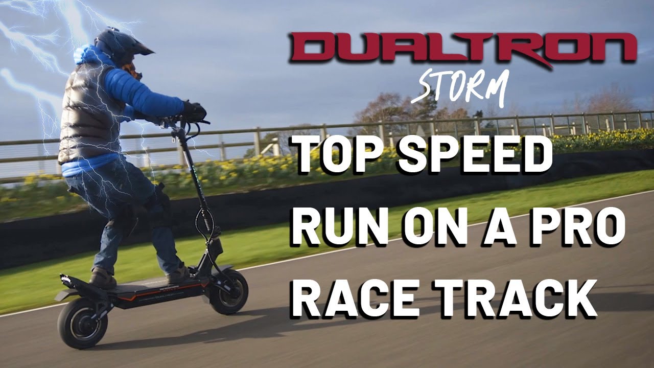Dualtron Storm Real Top Speed - on a Pro Race Track!