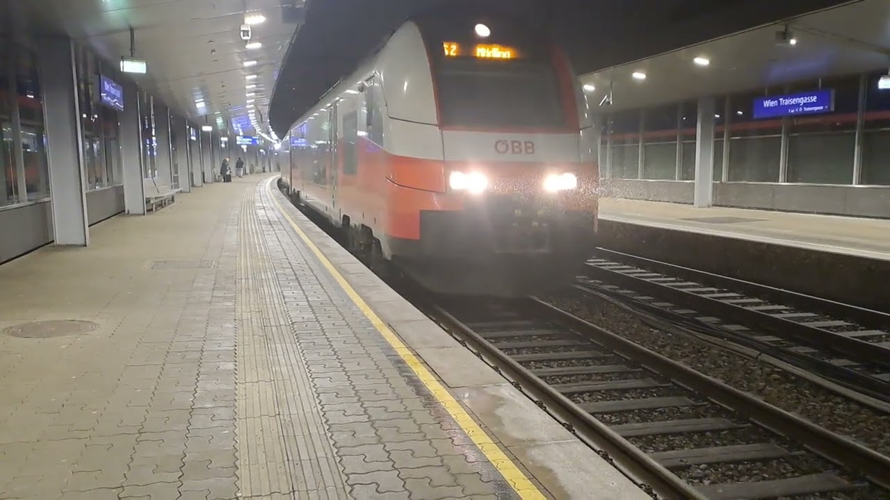 ÖBB Cityjet Desiro ML 4746 Einfahrt S2 nach Mödling in Wien Traisengasse 