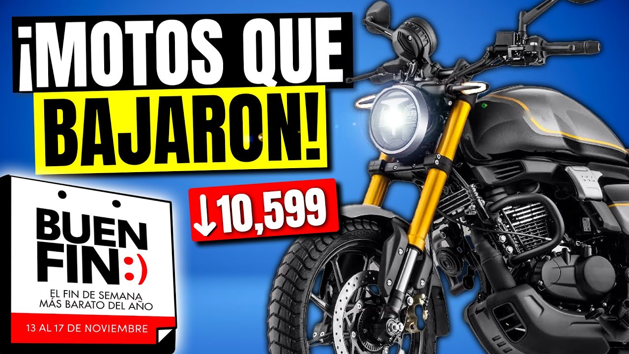 Las Mejores OFERTAS de MOTOS del BUEN FIN 2025