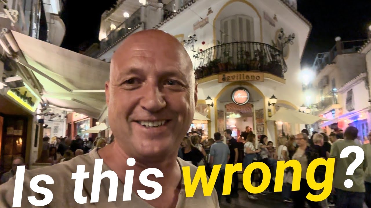 Nerja last night SHOCKED me, but made me happy