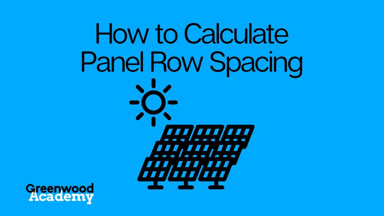 Panel Row Spacing, The Space Race