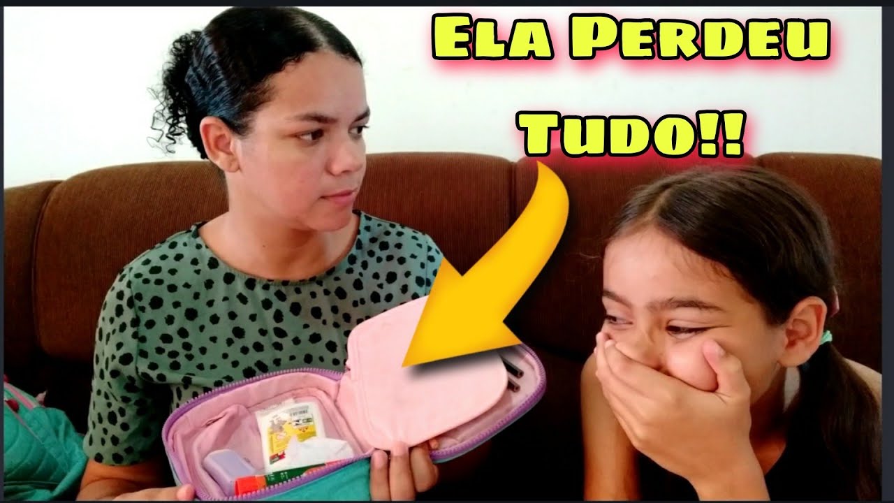 😭MINHA FILHA PERDEU TODOS MARCAS TEXTO DELA|MATERIAL ESCOLAR NO MEIO DO ANO