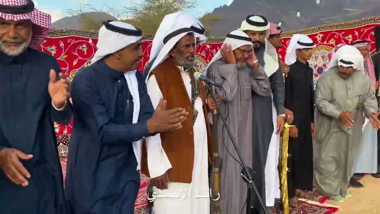 لعب حرابي  في  احتفالية عبد العزيز محمد عامر الأحمدي بالفنان مرسال عبدالجزي