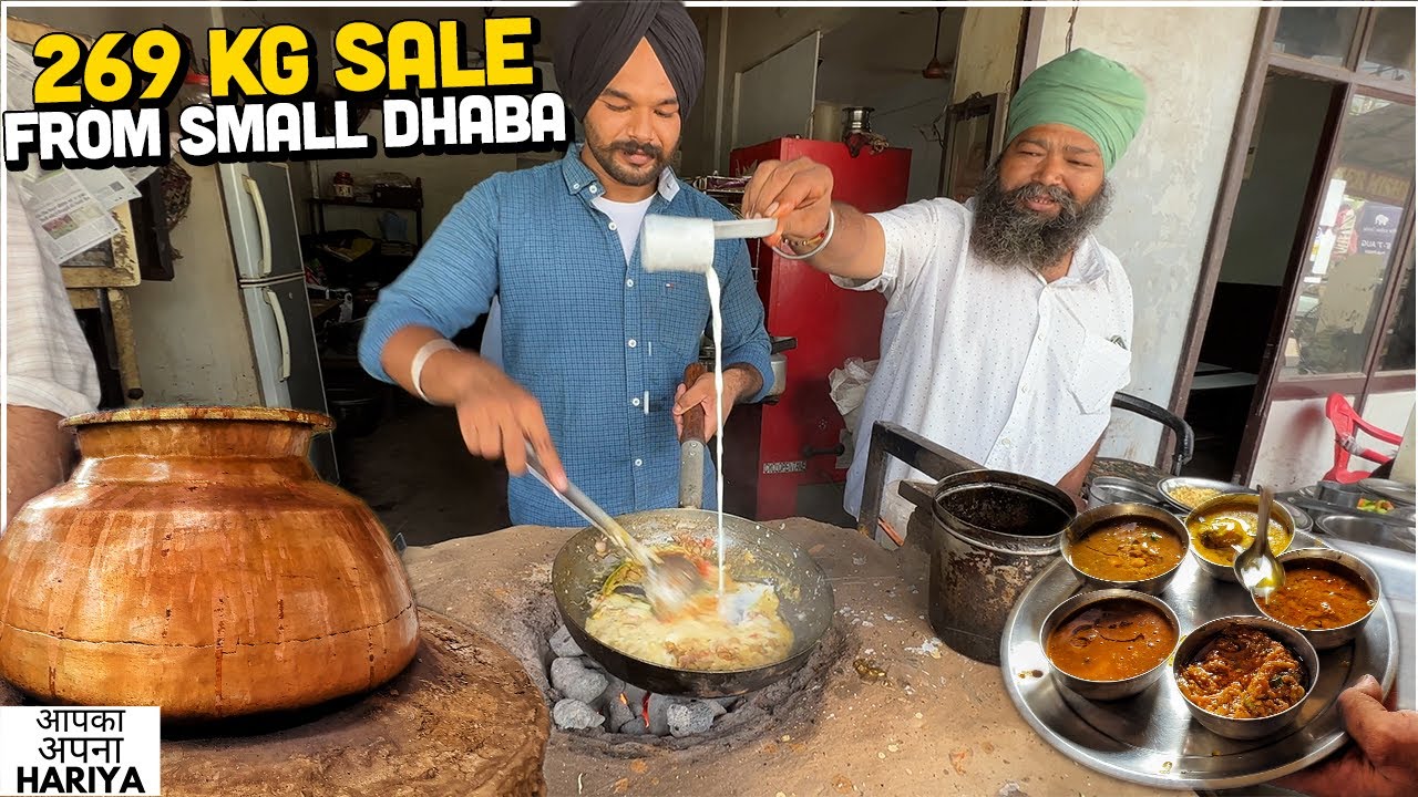 129/- Rs Amritsari Thali Indian Street Food | Malai wli Dal Makhani, Paneer Butter Masala, Sev Bhaji