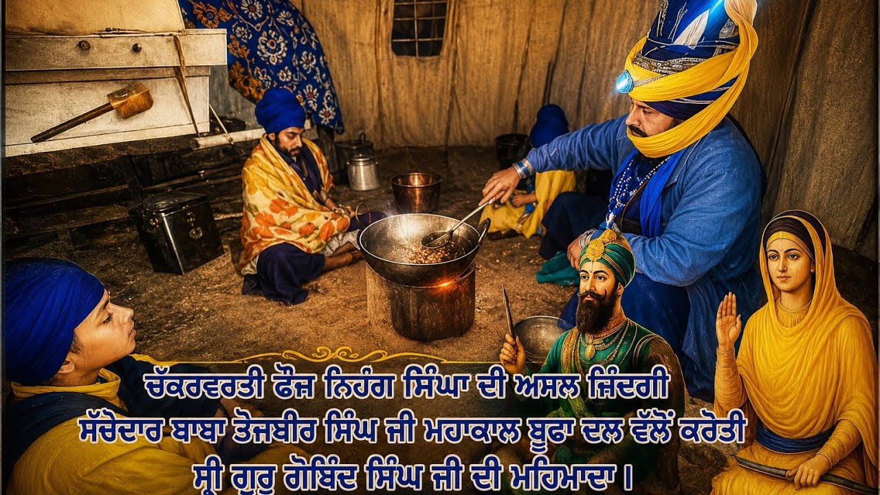 ਚੱਕਰਵਰਤੀ ਫੌਜ਼ ਨਿਹੰਗ ਸਿੰਘਾ ਦੀ ਅਸਲ ਜ਼ਿੰਦਗੀ ਜਥੇਦਾਰ ਬਾਬਾ ਤੇਜਬੀਰ ਸਿੰਘ ਜੀ ਮਹਾਕਾਲ  ਬੁੱਢਾ ਦਲ ੯੬ ਕਰੋੜੀ #real