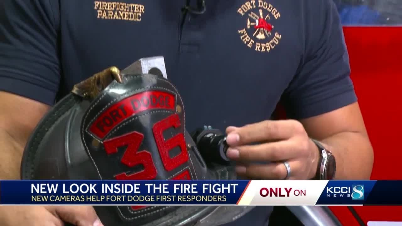 New helmet cameras give Fort Dodge first responders a new look inside the fire fight