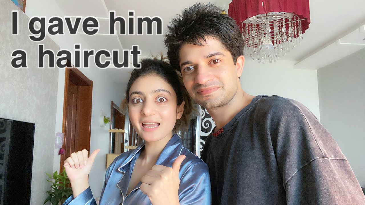 I Gave My Husband A Haircut Second Time in Quarantine | Ramadan edition