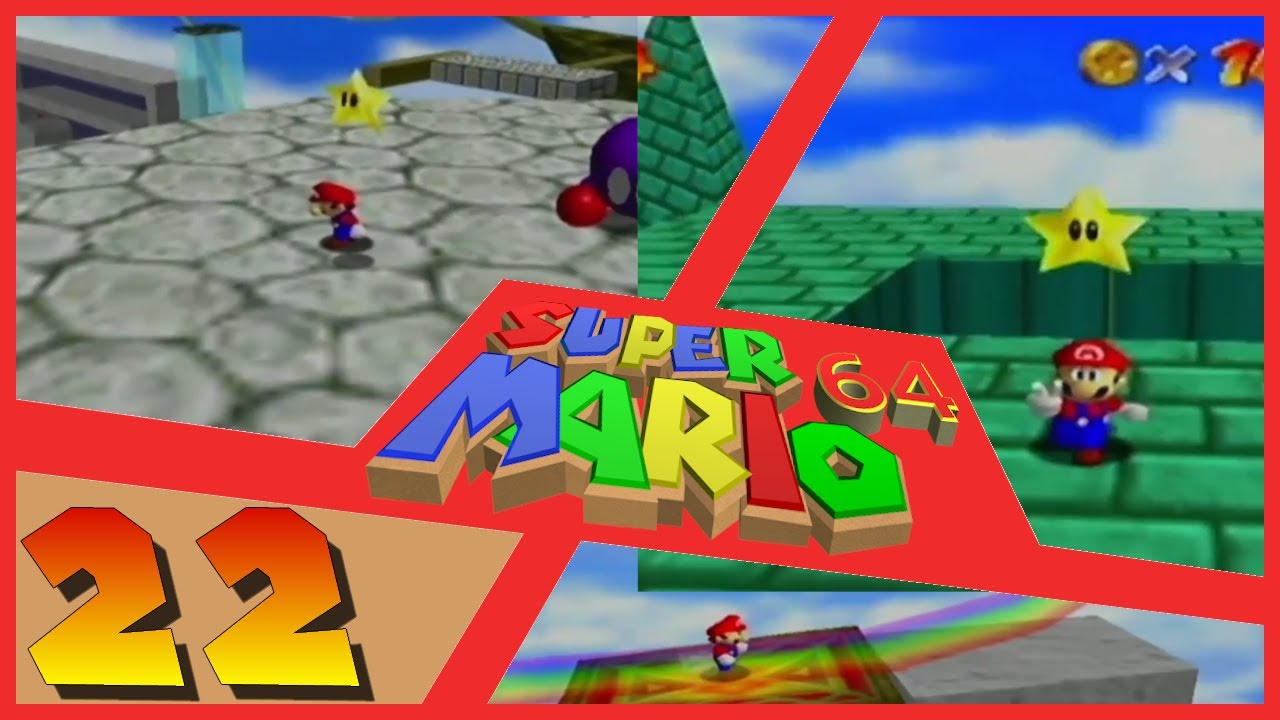 N64 - Super Mario 64 - Part22 - Niveau 15 - Course Arc-en-Ciel