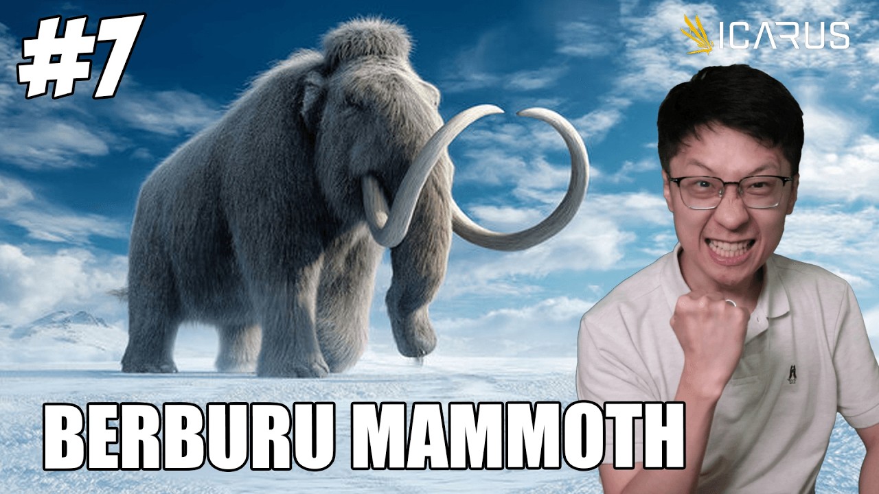 Berkelana ke GUNUNG SALJU!! LANGSUNG BERBURU MAMMOTH!!- Icarus Open World Indonesia - Part 7