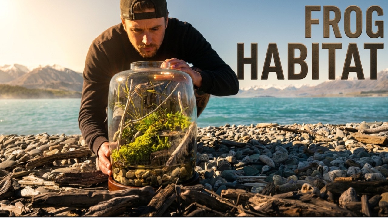 Я построил террариум на озере… для крошечной древесной лягушки