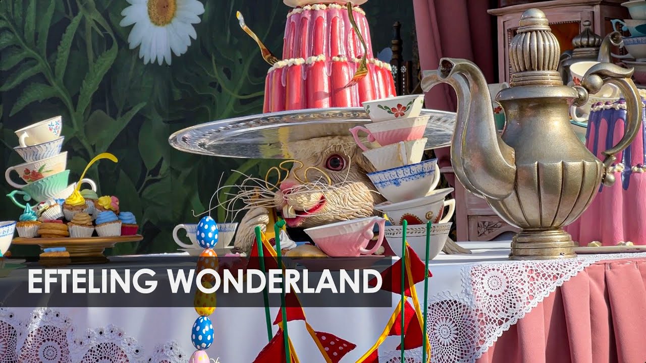 Efteling: pop-up-sprookje Alice in Wonderland op de Speelweide (Efteling Wonderland 2022)