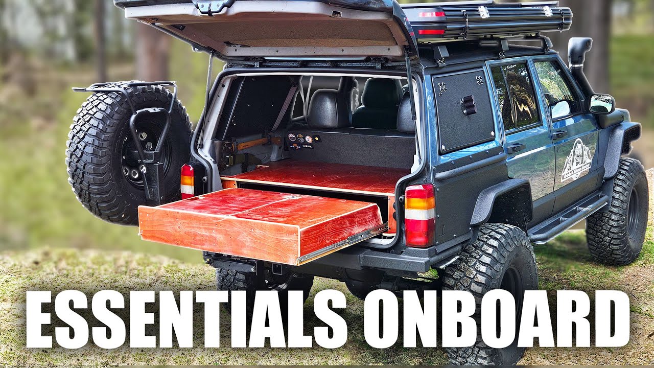 Building A Simple DIY Camping Drawer System / JEEP XJ