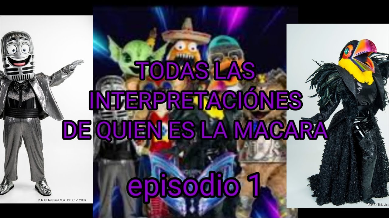 todos la interpretaciones de quien es la mascara temporada 6