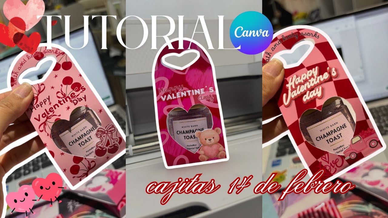 tutorial cajitas 14 de febrero (bath and body works)