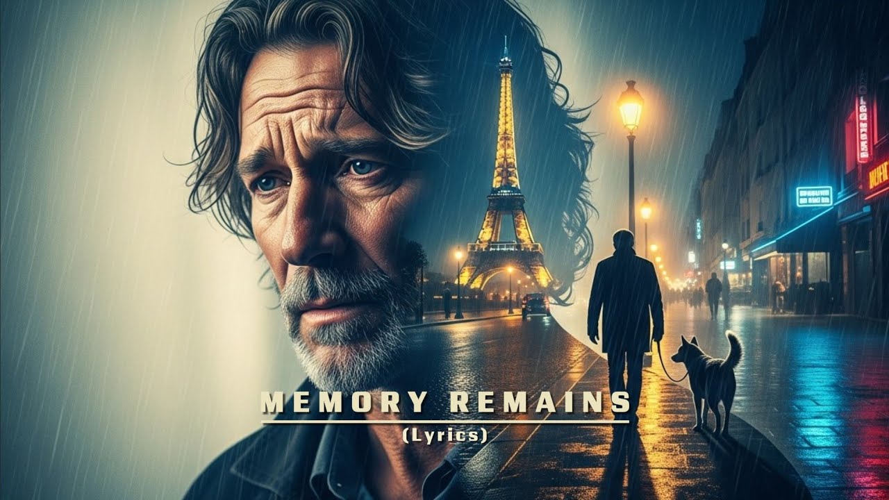 Memory Remains 🌧️ Emotional Blues Rock Ballad for a Heavy Heart | Rainy Dog Blues Radio (Lyrics)