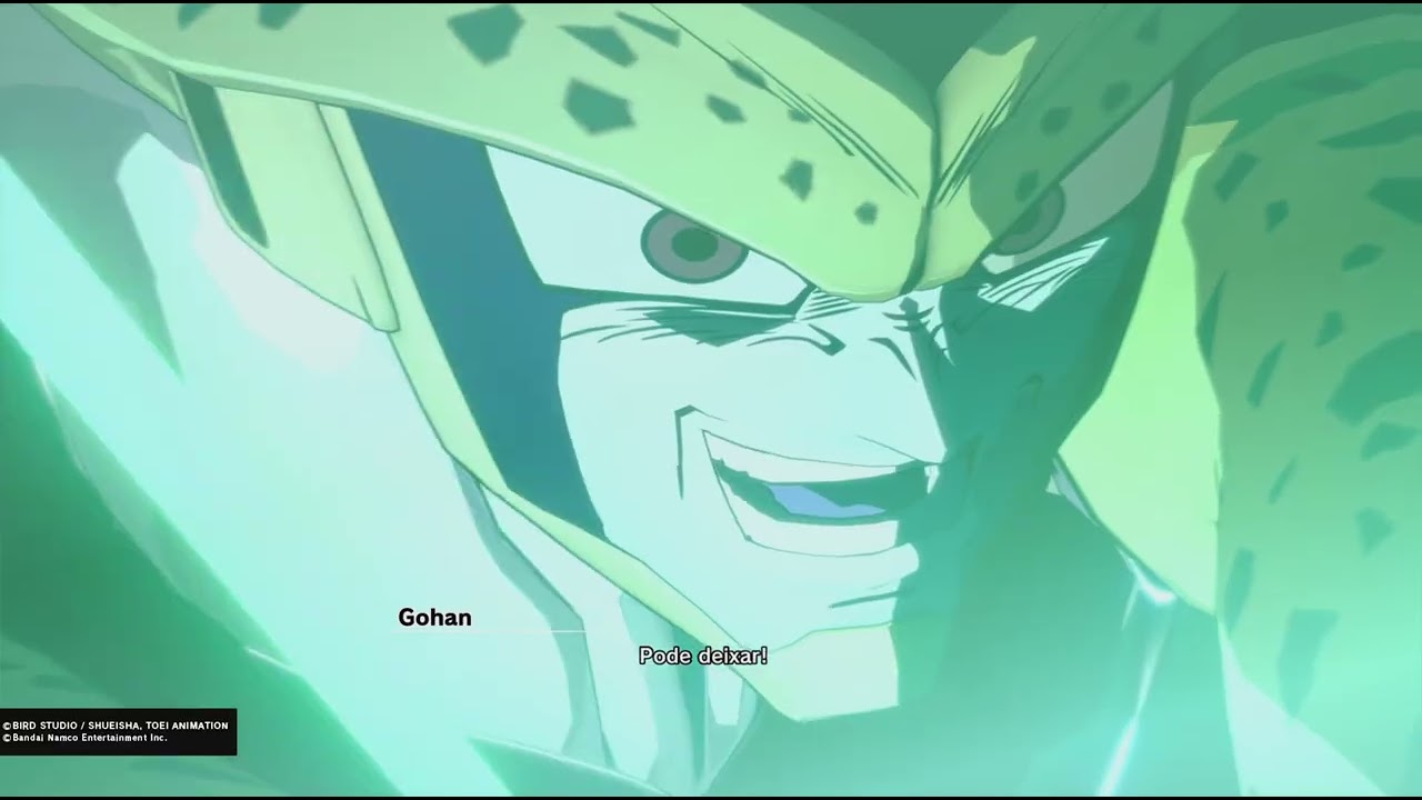 DRAGON BALL Z Kararoto:goran vs cell kameramera de pai e finho