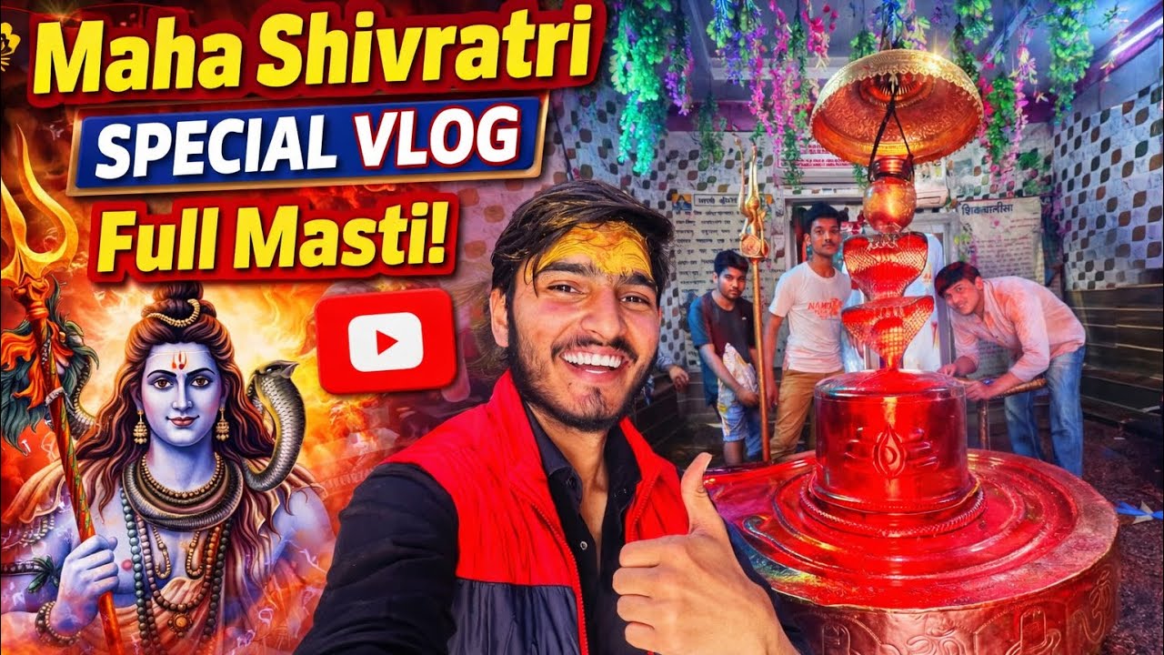 Maha Shivratri special Vlog full masti 😍￼#princezone#Mahashivratri #gwaliorvlogger #princezone#vlog 