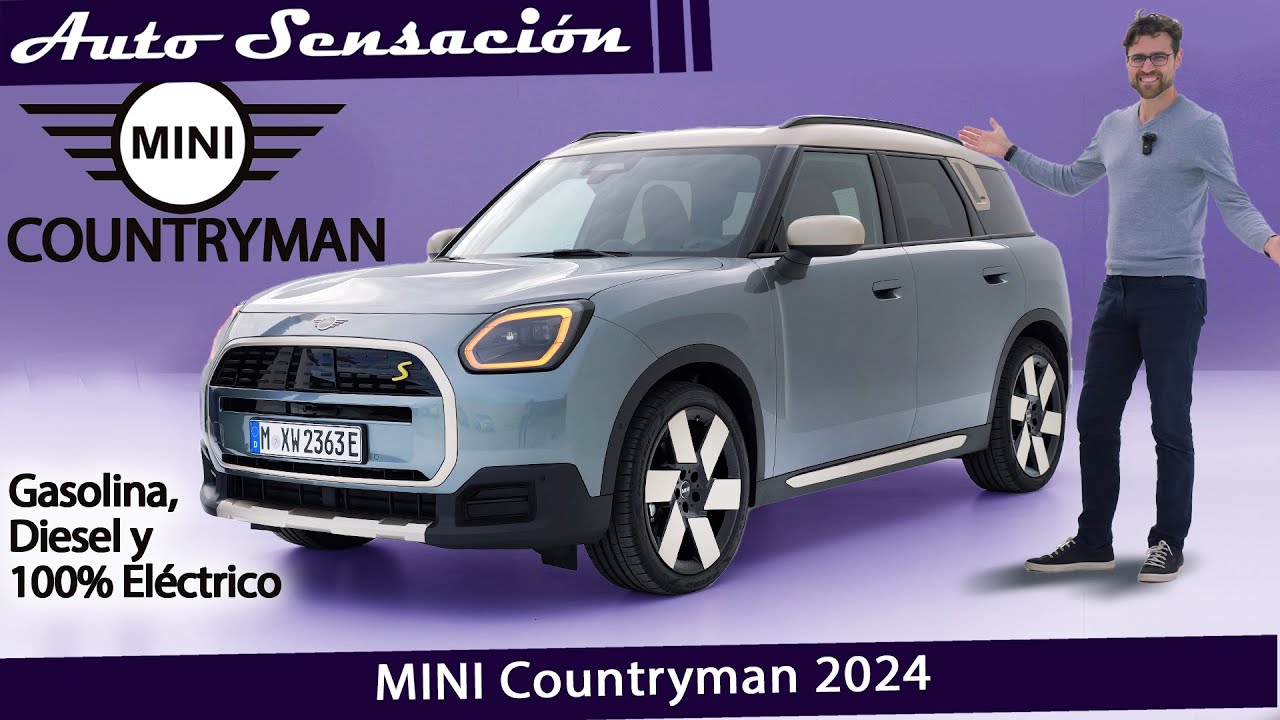 Presentación MINI Countryman 2024. Cambios radicales para ser un verdadero Crossover Premium.