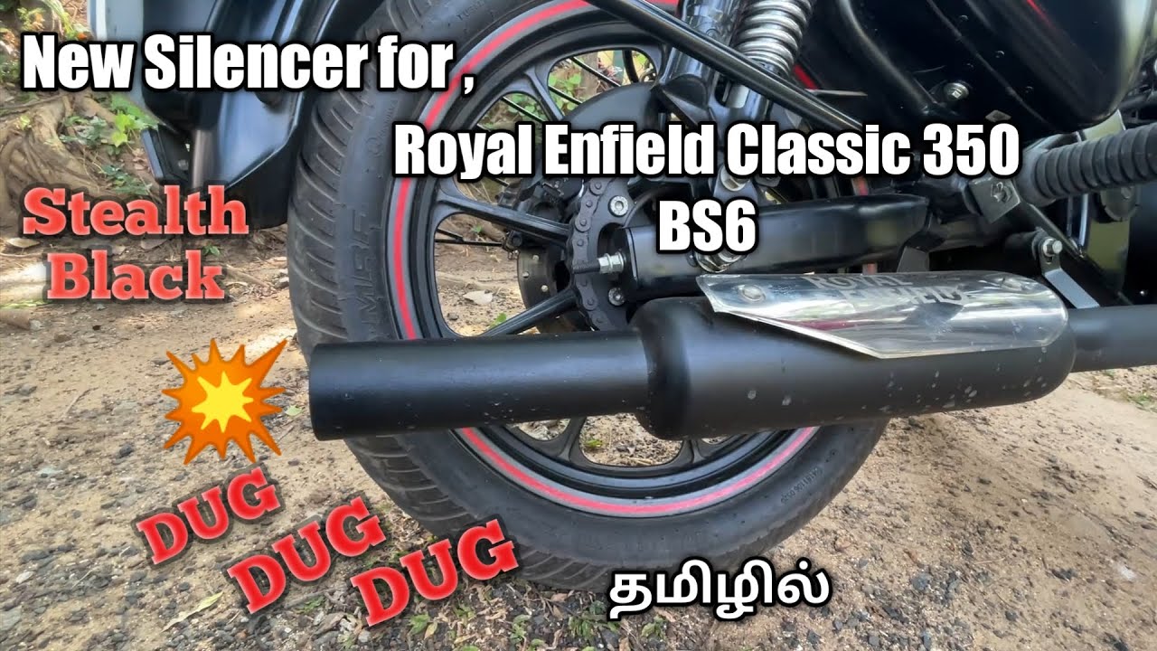 BS6 ROYAL ENFIELD Exhaust Change | DUG DUG 💥Sound in BS6 | Special Exhaust For BS6 😄