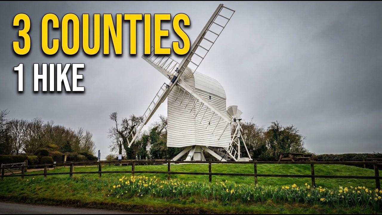 Great Chishill & Chrishall Common Highest Points in Cambridgeshire & Essex|Peaks of the UK (9&10/92)