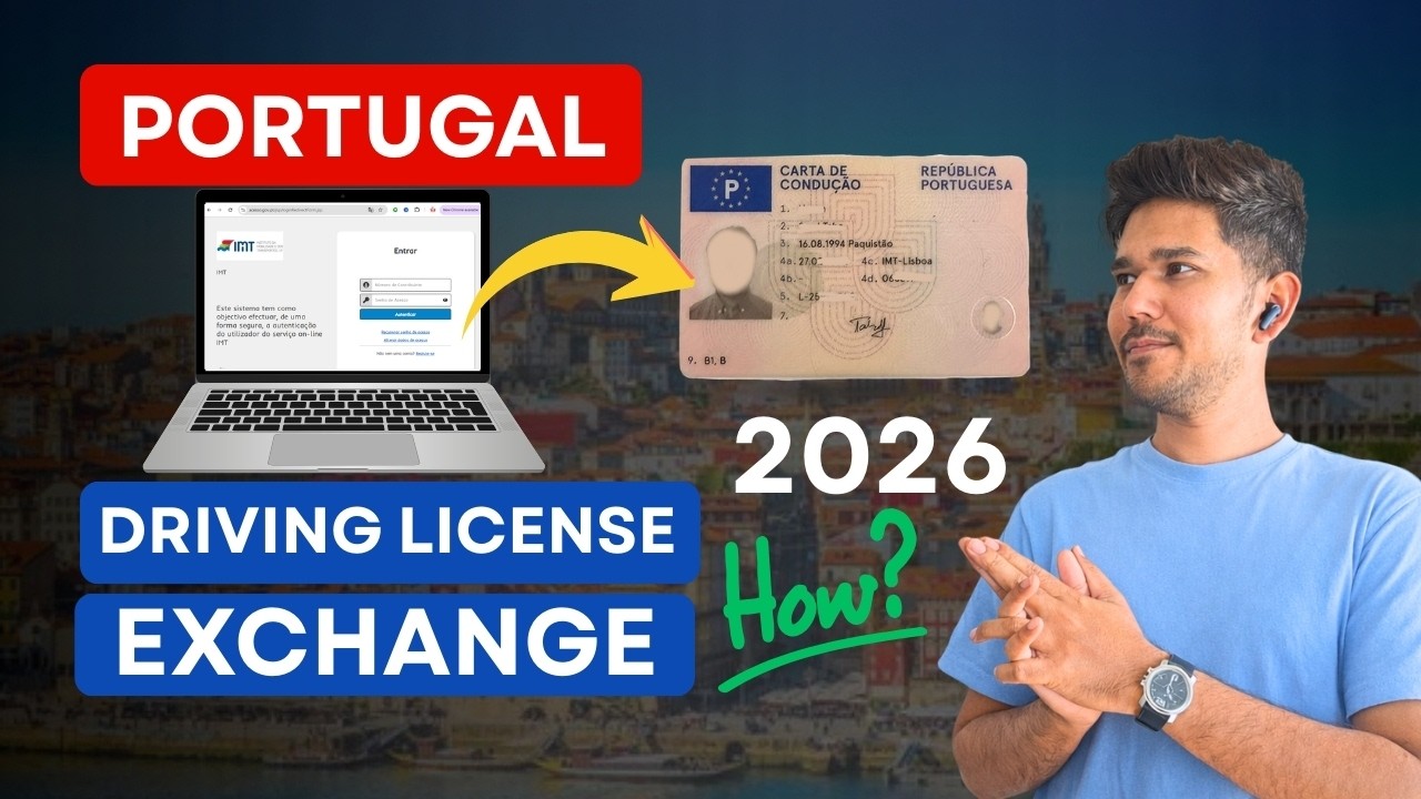 Portugal Driving License Exchange 2026 | IMT New Portal Update | Portugal Immigration Diaries