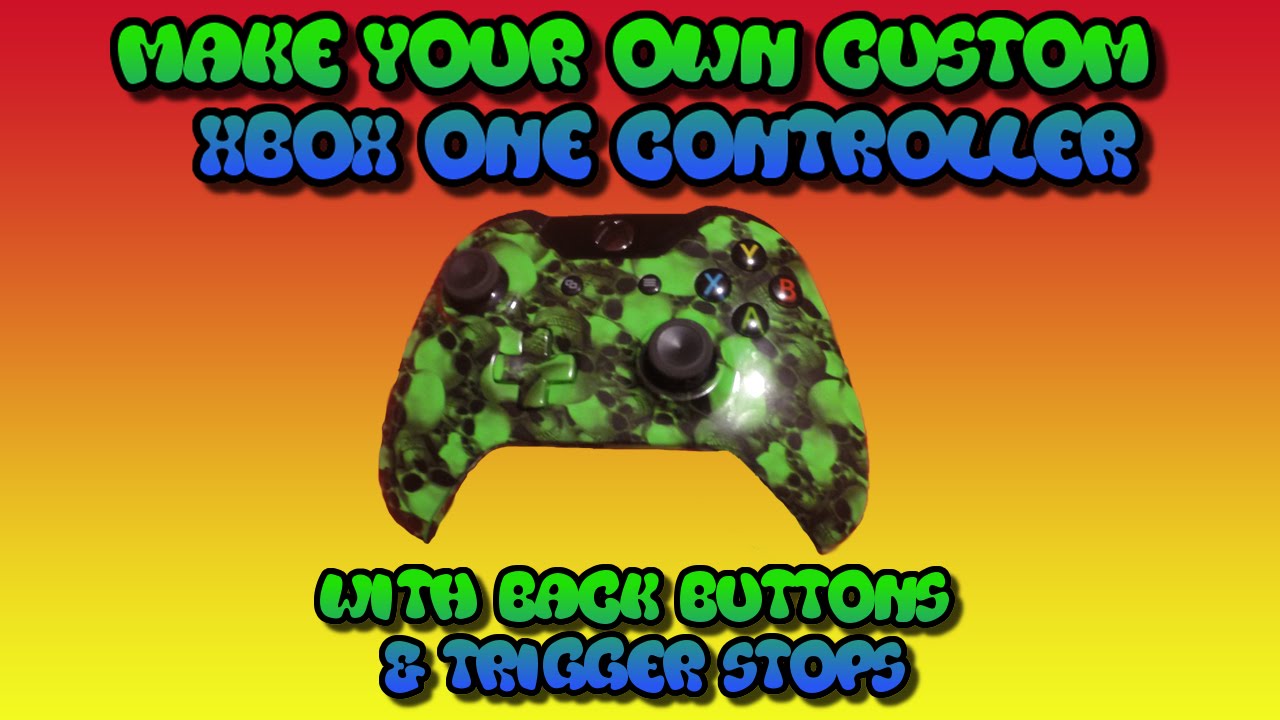 How to make your own scuf like controller with hidden trigger stops
