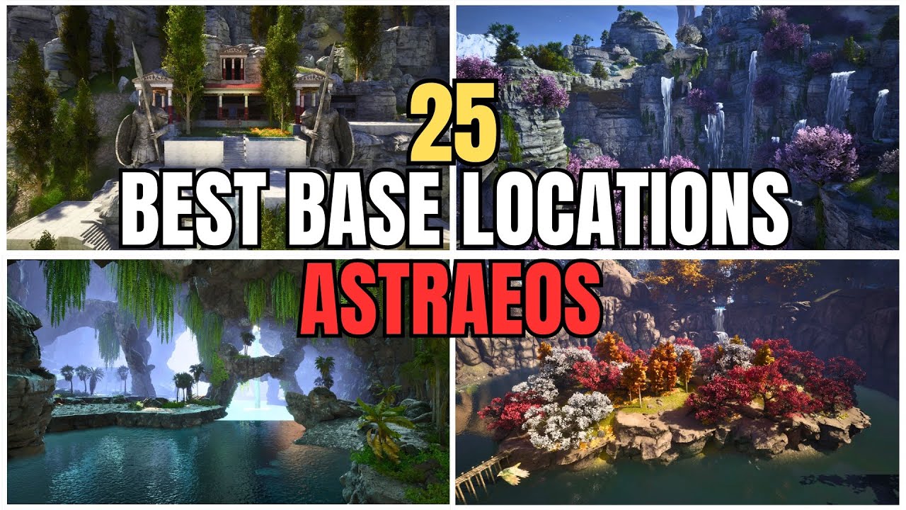 25 лучших базовых локаций Astraeos: PVE и PVP, выживание в Ark, Ascended