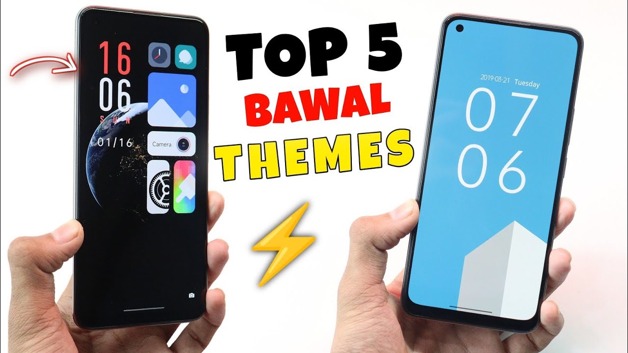Realme UI 3.0 Top 5 Bawal Themes | Android 12 Themes | OxygenOS Themes for realme & Oppo Devices ⚡⚡