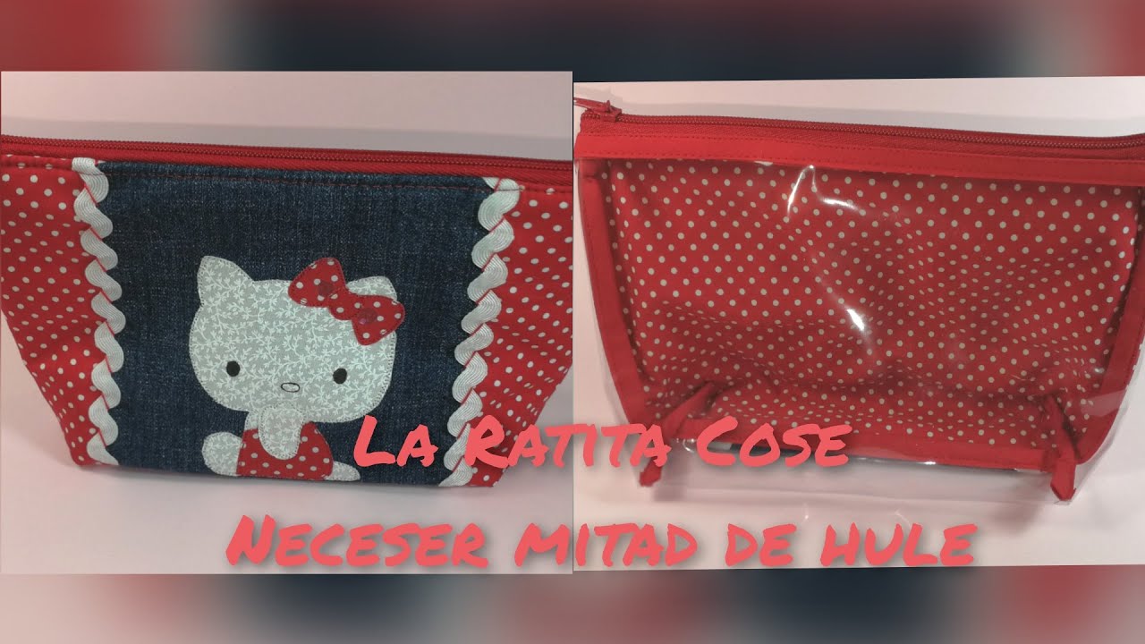 🧵 Neceser mitad de hule 🧵