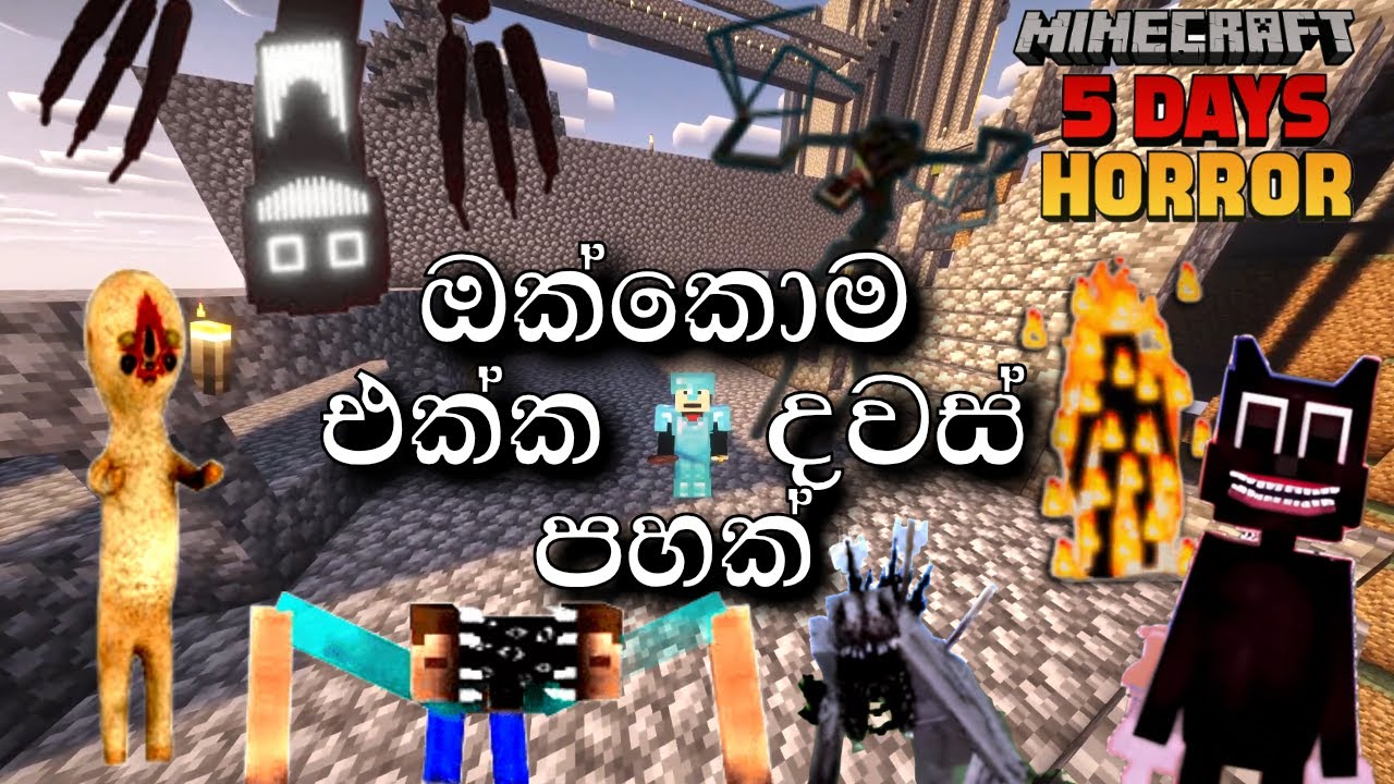 5 days with EVERYONE | Minecraft-sinhala gameplay @DRMaxWaveGaming