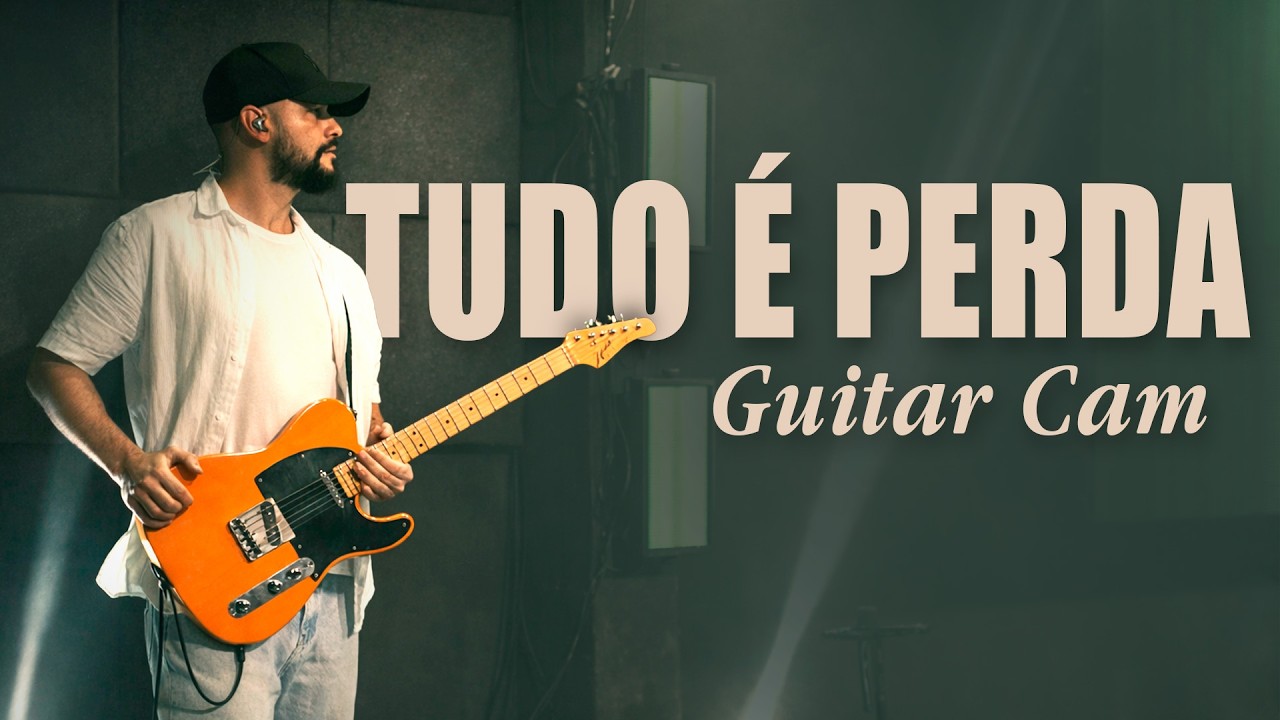 TUDO É PERDA | Felipe Rodrigues | Guitar cam e Drum Cam @carlosnoog