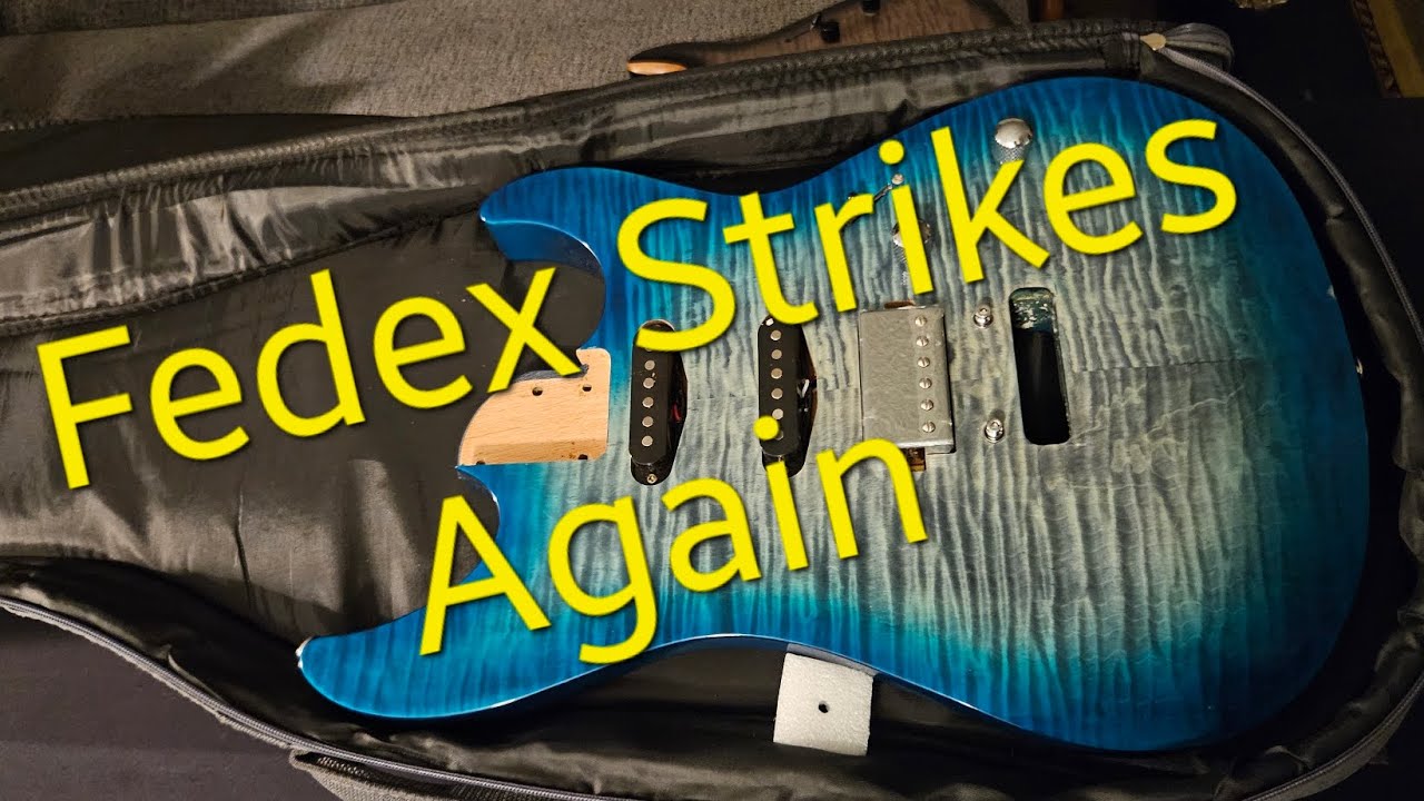 Another Damaged Guitar from FedEx 😆