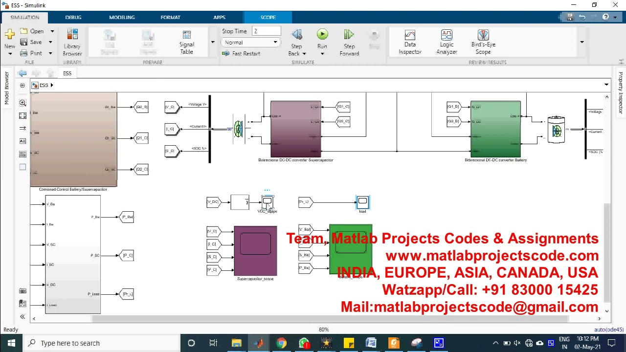 A Novel Design of Hybrid Energy Storage System for Electric Vehicles www.matlabprojectscode.com
