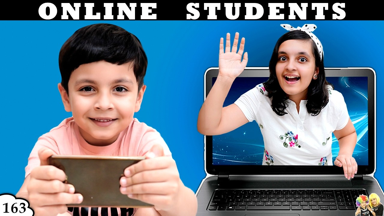 ONLINE STUDENTS | Comedy Video | Types of Students | Ep 163 Aayu and Pihu Show