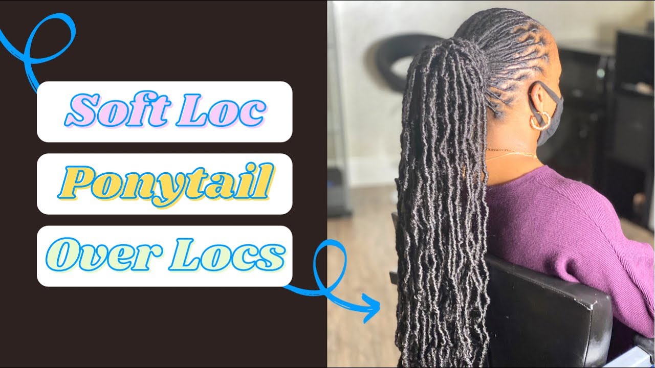 Мягкий хвостик на Real Locs