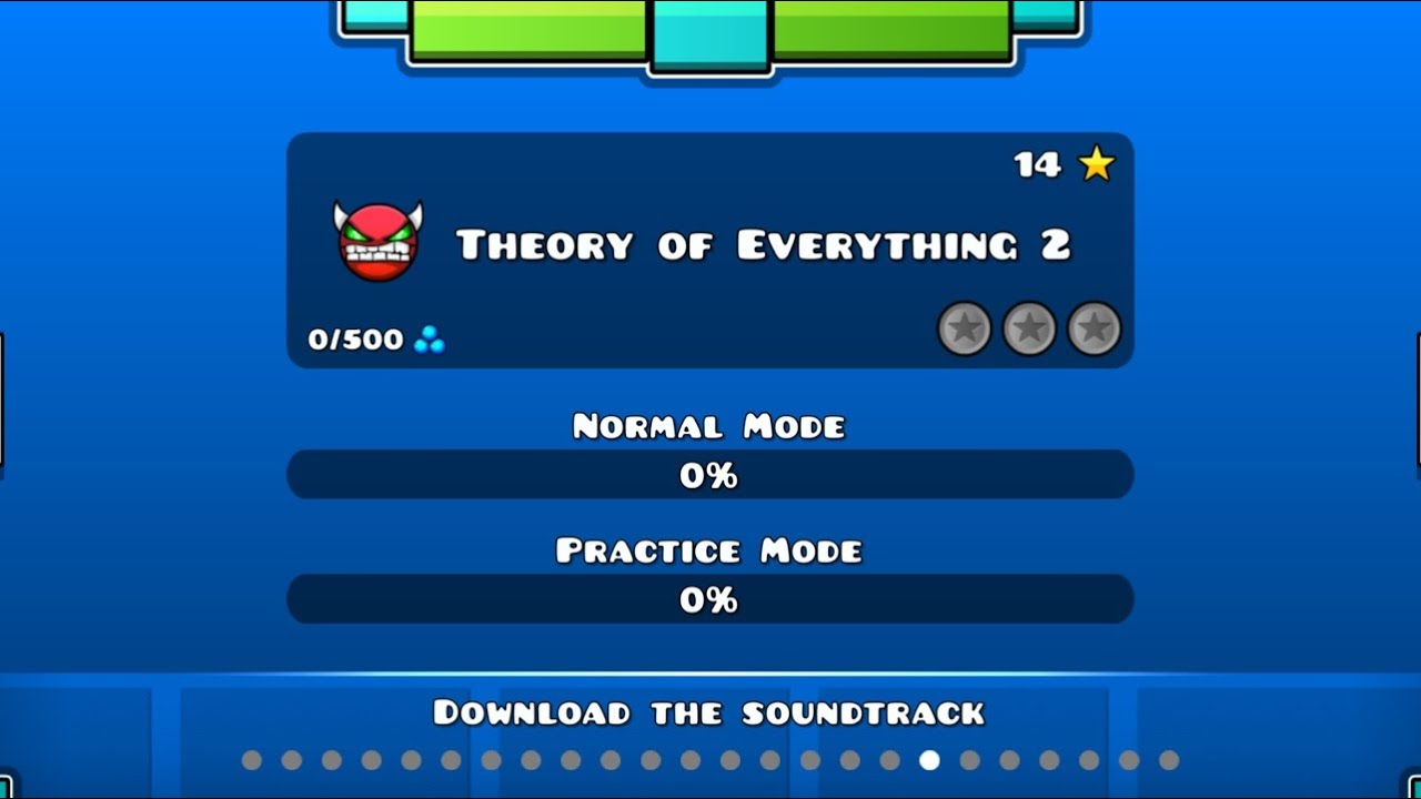 Playing Geometry Dash for the ninth time